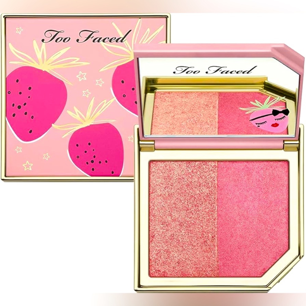 TOO FACED TUTTI FRUITTI BLUSH DUO STOBEBERRY